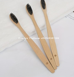 Brosse à dents en bambou écologique biologique jetable de haute qualité pour adultes à poils souples pour usage domestique emballée dans une boîte | Vente en gros - Product Image 2