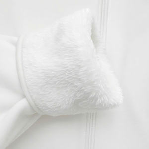 Nueva sudadera de algodón de peso pesado de 440G para hombre, Chaqueta de punto con cuello levantado y cremallera de Color contrastante - Product Image 3