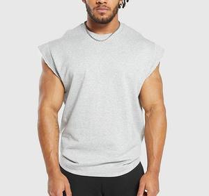Camiseta de algodón 100% para hombre, camiseta transpirable para entrenamiento de gimnasio, logotipo personalizado, estilo callejero OEM, ajuste Regular para diseño de manga - Product Image 4