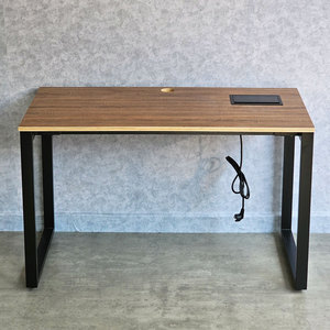 ZDesk <b>Folding</b> Laptop <b>Desk</b> with Integrated Electrical Box Plywood Frame Iron Legs Assembly Required-ZD005 - Product Image 6