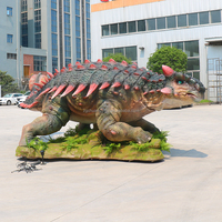 Période jurassique Dino Park Dinosaure animatronique réaliste haut de gamme Ankylosaurus à vendre