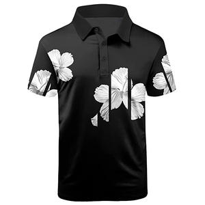Camisas Polo de Golf para Hombre con Logotipo Personalizado al por Mayor, 100% Poliéster, Tejido Jersey, Impresión Digital, Secado Rápido, Diseño de Cuello - Product Image 3