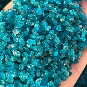 Vente en gros de copeaux d'apatite verte cristalline, gravier d'apatite bleue naturelle pour la guérison - Product Image 2