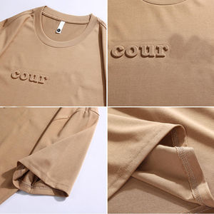 Jersey de algodón 100% de moda personalizado de alta calidad para hombre, camiseta para Little Fly Bird, diseño en relieve, camisetas personalizadas informales - Product Image 2