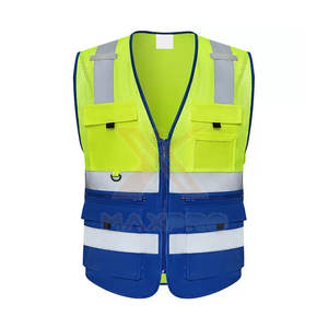 Factory Direct Sale Safety <b>Reflective</b> <b>Vest</b> Lightweight Polyester Made Safety <b>Reflective</b> <b>Vest</b> - Product Image 2