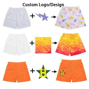 Short de basket-ball en maille de haute qualité pour homme, Streetwear court, personnalisé, Logo imprimé - Product Image 5