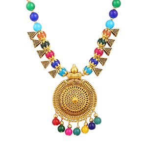 Perles rondes multicolores en alliage avec points pour bijoux de fête - Product Image 5