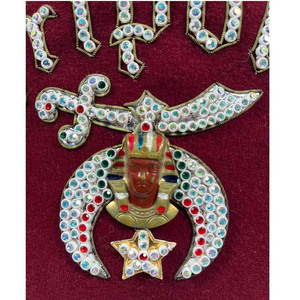 Sombrero Fez Vintage Shriners con Borla y Pedrería, 100% Lana, Alta Calidad, Personalizado, Informal para Exteriores, Sombrero Masónico - Product Image 3