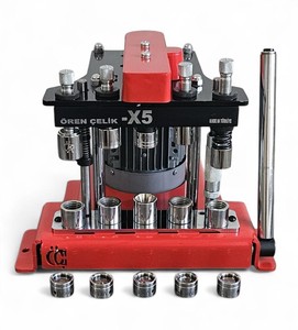 Oren-Engarzadores de acero de 5 estaciones motorizados, calibre 28, 6X, accesorio alto para caza - Product Image 5