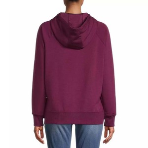 Sudadera con capucha ligera de manga larga para mujer, logotipo personalizado con logotipo frontal, diseño térmico transpirable para invierno, novedad - Product Image 2
