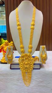 ชุดต่างหูสร้อยคอทองแดงชุบทอง24K แฟชั่นสไตล์วินเทจได้รับแรงบันดาลใจจากอิตาลีจัดส่งโดยตรงจาก USA France spain turkey comoros - Product Image 6