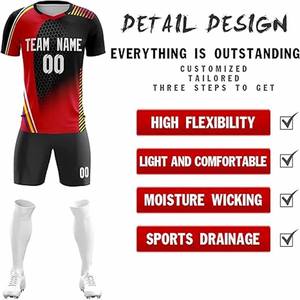 Vêtements de football respirants de meilleure qualité Ensembles de maillots de football pour hommes Camisetas De Futbol Uniforme de football pour adultes personnalisé - Product Image 4