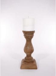 Rustic Wood <b>Candle</b> Stand <b>Set</b> Wedding Decoration with Metal Holder Perfect Home or <b>Gift</b> - Product Image 5