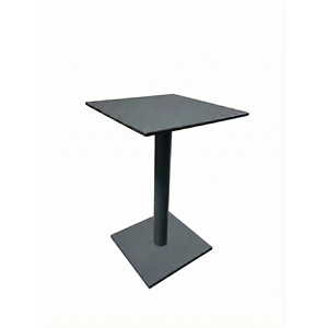 Mesa de Café Cuadrada Moderna en Oferta, Base de Pedestal de Metal, Tablero de MDF para Restaurante, Venta al por Mayor - Product Image 4