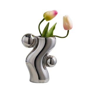 Florero de metal de maceta costera para decoración de fiesta de boda de estilo de diseño moderno con el mejor precio - Product Image 4