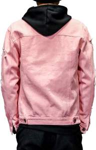 Veste en jean pour homme de haute qualité avec logo sur le devant, tissu doux lavé, coupe décontractée, confort quotidien, idéale pour l'hiver - Product Image 6