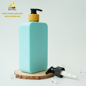 Juego de botellas de plástico con estilo de alta calidad de la fábrica de Vietnam para champú y limpiador facial 300ml 600ml Bomba de espuma Sellado Opción OEM - Product Image 2