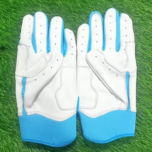 Nuevos guantes de bateo de béisbol profesionales para hombre 100% cuero PU genuino logotipo personalizado último diseño a precio razonable - Product Image 1