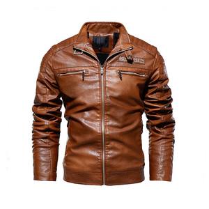Veste en cuir coupe-vent de haute qualité pour hommes, tissu en toile durable, vêtements de meilleure conception, Offre Spéciale de taille XL, prix compétitif, hiver - Product Image 1