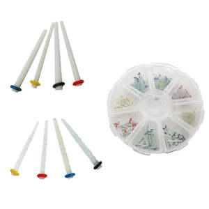 Dentier Vis Fibre Post Réparation dent matériau couronne dentaire fibre de verre dentaire quartz fibre post avec 4 forets dentaires - Product Image 2