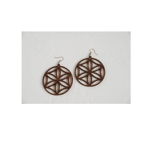 ต่างหูไม้หรูหราหรูหราการออกแบบที่น่าสนใจต่างหูสวมใส่ในงานแต่งงานการปรับแต่งบรรจุภัณฑ์ขายส่ง - Product Image 3