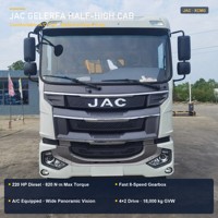 Camion grue articulée JAC 4x2 XCMC SQZ160 de 8 tonnes, grue de camion à bras pliant hydraulique pour la construction