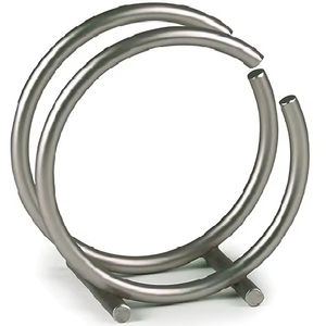 Acrylic Resin Alloy Napkin Ring Holders with Luxury <b>Bow</b> Pearl <b>Wood</b> Gold Rattan Flower Luxury Dining Table for Christmas Wedding - Product Image 1