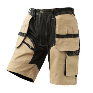 Shorts de sport pour hommes Respirant Fermeture éclair Poches multifonctionnelles Nylon et élasthanne résistant Nouveau style - Product Image 2