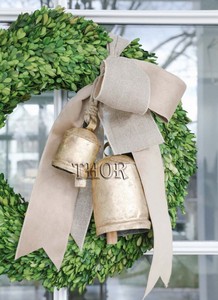 Cloches indiennes rustiques en étain Vintage Jingle Cow Bells pour arbre de Noël décoratif suspendu maison artisanat décoration - Product Image 4