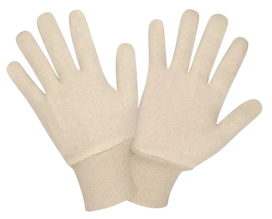 ถุงมือผ้าฝ้ายคุณภาพสูงระดับพรีเมียม ป้องกันความร้อน ถุงมือป้องกันมือส่วนบุคคล ก่อสร้างถุงมือใช้ประจําวัน