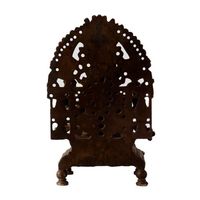 Sculpture de Ganesha en laiton doré indien moderne faite à la main, décoration d'intérieur, cadeau de Noël, finition antique SND-954