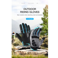 Guantes antideslizantes con dedo completo para carreras de motos, para deportes al aire libre, de alto rendimiento, para bicicleta de montaña