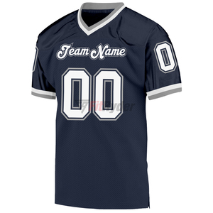Maillots de football américain personnalisés professionnels pour équipes – Vente en gros, style sur mesure, 100 % polyester, anti-humidité, unisexe adulte - Product Image 3