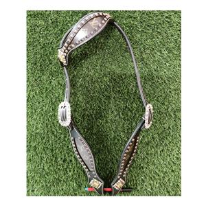 El último diseño de cuero Western Horse Headstall Elegante y duradero Diseño personalizado de cuero Horse Headstall - Product Image 2