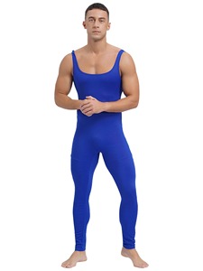 Hommes Sexy rayonne Fitness lutte Singlet hommes gilet body combinaison pour vêtements actifs et sport intimes sous-vêtements vêtements de nuit - Product Image 3