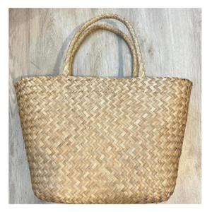 กระเป๋าโททจากหญ้าทะเลทำด้วยมือจากเวียดนามเหมาะสำหรับการเดินทางและพักผ่อน - Product Image 5