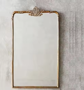 Miroir mural en métal de style classique Miroir design personnalisé Restaurant Bordure unique BathroMirrorom - Product Image 5