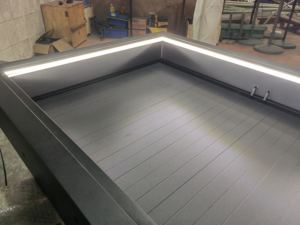 Baldacchino in alluminio impermeabile portico esterno tenda da sole in vetro in metallo tettoia per finestra parasole in metallo supporto portici antipioggia - Product Image 6