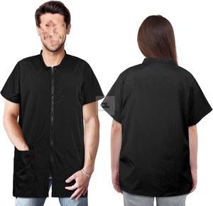 Chaqueta de peluquería para peluquero, uniforme de trabajo para perros y mascotas con cierre de cremallera - Product Image 4