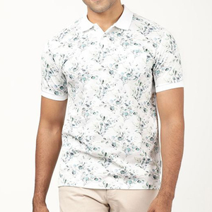 Polo de manga corta para hombre de marca de moda, camiseta informal con cuello vuelto estampada, camisetas Polo para hombre - Product Image 1