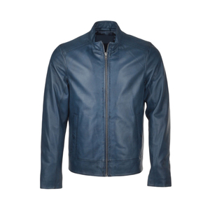 2023 Veste en cuir de vache résistante à l'eau de haute qualité pour hommes, veste en cuir 100% de couleur personnalisée pour hommes - Product Image 4