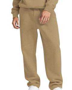 ชุดวอร์มผู้ชายสีกากีแบบมีฮู้ด ผ้าฝ้ายฟลีซ เสื้อฮู้ดและกางเกงจ็อกเกอร์ ชุดลำลองสไตล์สตรีทแวร์สำหรับฤดูหนาว คุณภาพพรีเมียม - Product Image 5