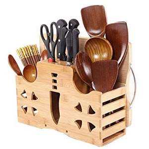 El último soporte de cuchara de madera para cocina y mesa decorar soporte de cubiertos de color de madera natural a precio al por mayor - Product Image 6