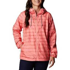 Chaqueta Cortavientos de Mujer, Teñida, de Invierno, a la Moda, de Tela de Alta Calidad, Ligera, Transpirable y Resistente al Viento, con Cierre - Product Image 1