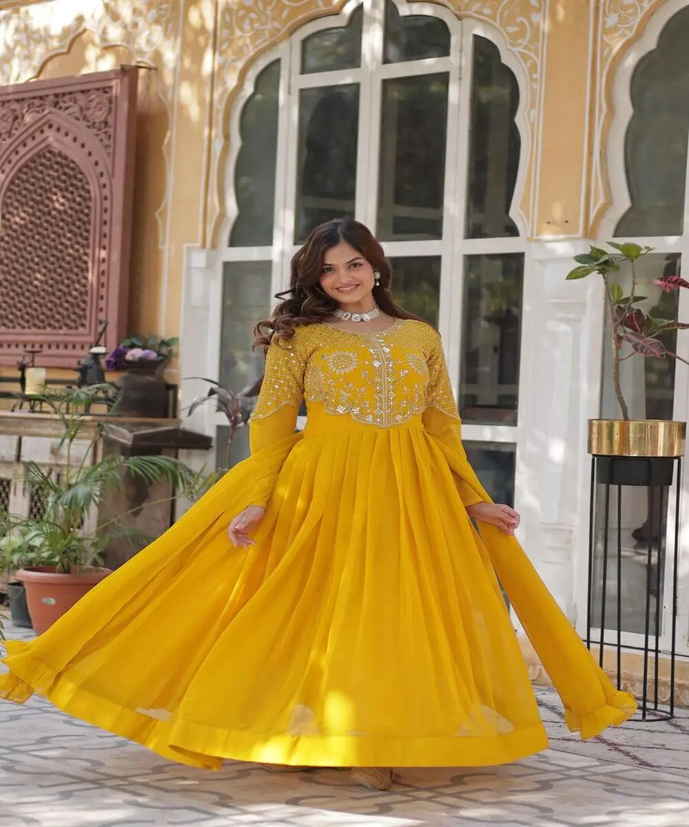 sachin and babi light blue dress Indian Dresses for Women in USA