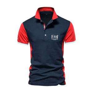 2025 été haut de gamme pour hommes pour T-Shirt polo 100% coton à manches courtes avec étiquettes privées tissu de toile de couleur unie - Product Image 1