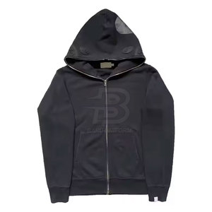 Sweats à capuche zippés 100% coton les plus vendus Service OEM Prix de gros Col à capuche Fabriqué au Pakistan - Product Image 1