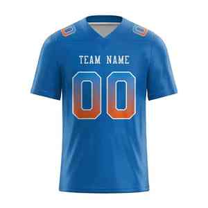 ชุดเสื้อเจอร์ซีย์ฟุตบอลอเมริกันสำหรับผู้ใหญ่ผู้ชายผู้หญิงเสื้อฟุตบอลพิมพ์ลายดิจิตอลออกแบบได้ตามต้องการ - Product Image 6