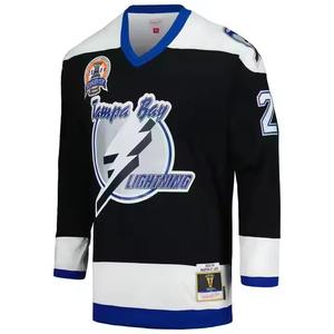 Ventes en gros d'uniformes de hockey sur glace personnalisés 100% polyester avec impression par sublimation, maillots de hockey sur glace avec tailles personnalisées - Product Image 5