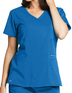 2023 élégant Medic Scrubs uniforme ensembles infirmière hôpital uniforme Stretch gommage hauts à manches courtes hommes femmes survêtement empilé Scrubs Se - Product Image 1